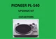Turntable PIONEER PL-540 Repair KIT - all capacitors