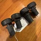 PIONEER PL-7 COMPLETE SET OF ORIGINAL TURNTABLE FEET (4) - VERY GOOD CONDITION