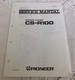 PIONEER CS-R100 SPEAKER SYSTEM ORIGINAL SERVICE MANUAL M392