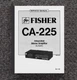 225 Radio Receiver Service Manual Fits Fisher CA 225