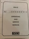 Rane HM 42 Operating Service Manual M1