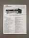 Sherwood SEL-200 All Silicon Solid State FM StereoReceiver Service Manual D-1898