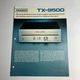 Pioneer TX-9500 Vintage Stereo Tuner Brochure 1975