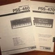VINTAGE YAMAHA PSS-460/PSS-470 PORTA SOUND SERVICE MANUAL AND PARTS LIST