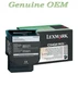 C540A1KG Original OEM Lexmark C540 Toner, Black Genuine Sealed