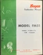 BOGEN FM51 Tuner Owners Service Manual Original