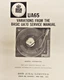 BSR UA65 Variations from Basic UA 70 Service Manual