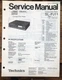 Technics SL-PJ11 CD Player Service Manual *Original*