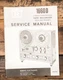 Roberts Model 1660D Reel to Reel  Service Manual *Original*