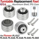 FOR PIONEER PL-512 PL-514 PL-516 PL-518 PL-540 PL-560 TURNTABLE REPLACEMENT FEET