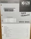 Nikko ND-520 Stereo Cassette Deck Original Service Repair Manual