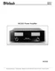 Operating Instructions for McIntosh MC 202
