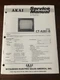 Akai CT-A267-B 26" Color TV RS6 Chassis Service Manual Original OEM Mitsubishi