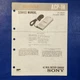 SONY ACP-1H Service Manual Original Paper OEM Repair Guide - USA