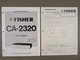 Fisher CA-2320 Stereo Amplifier Service Manual D-1527