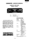 Service Manual Guide For Onkyo TA-6510