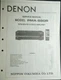 Denon PMA-680R Amplifier Service Manual Original